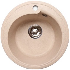 Granfest Мойка кухонная Rondo GF-R450 Бежевый – фотография-1